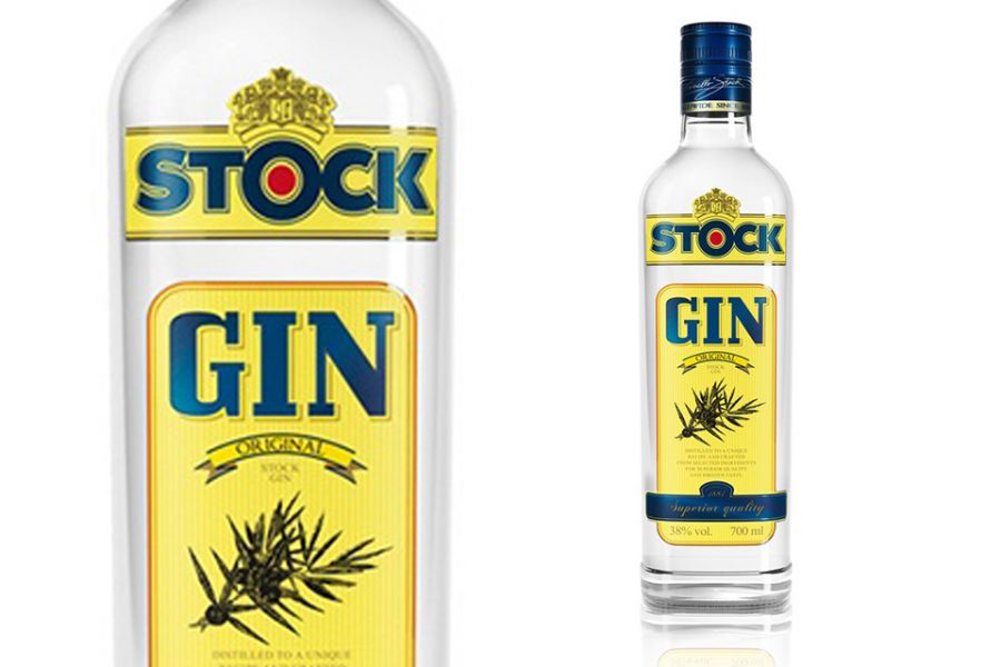 Opakowanie i wizerunek marki Stock Gin
